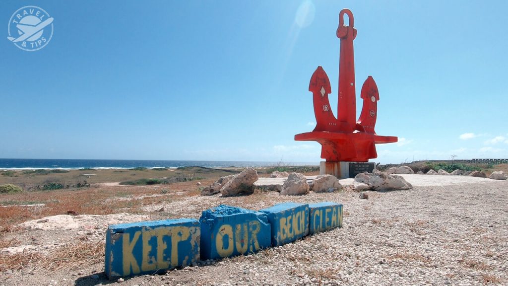 Ancla roja, Aruba